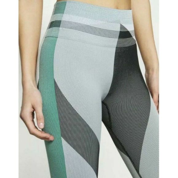 Nike Sculpt Lux Icon Clash 7/8 Seamless Training Tights Womens S NEW CJ4135-097 - Picture 4 of 11